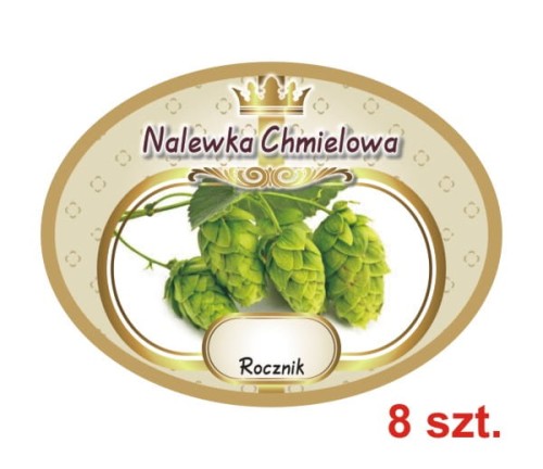 Przejdź do produktu Etykiety na Nalewki nr 615 Chmielowa 8 szt.