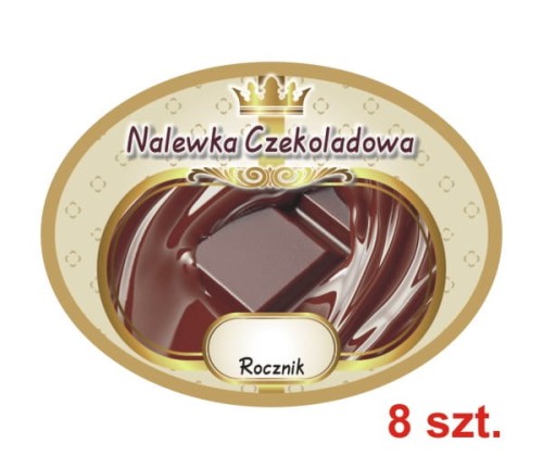 Przejdź do produktu Etykiety na Nalewki nr 619 Czekoladowa 8 szt.