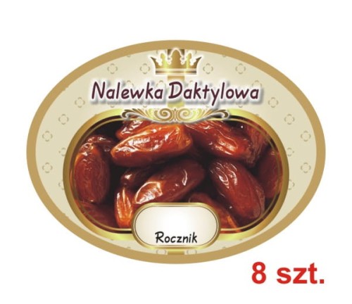 Przejdź do produktu Etykiety na Nalewki nr 623 Daktylowa 8 szt.