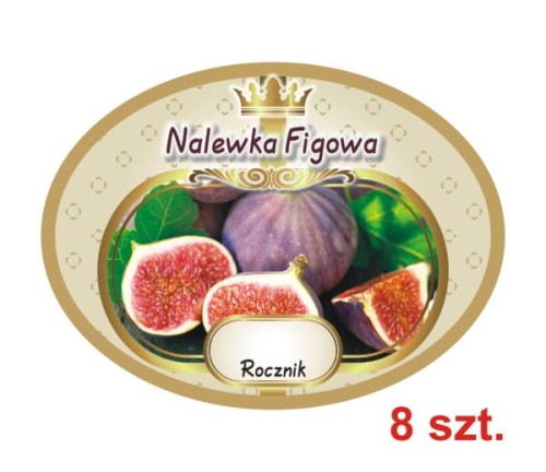 Przejdź do produktu Etykiety na Nalewki nr 630 Figowa 8 szt.