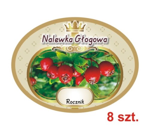 Przejdź do produktu Etykiety na Nalewki nr 632 Głogowa 8 szt.