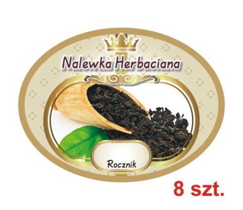 Przejdź do produktu Etykiety na Nalewki nr 637 Herbaciana 8 szt.