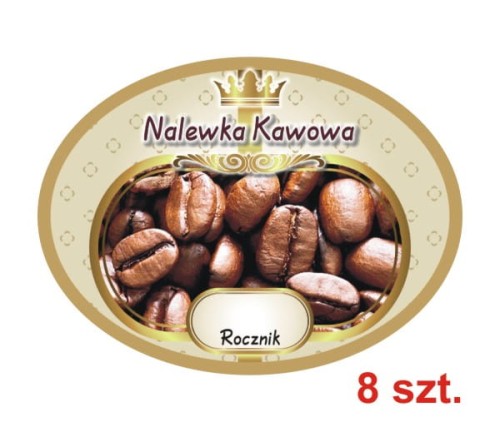 Przejdź do produktu Etykiety na Nalewki nr 649 Kawowa 8 szt.