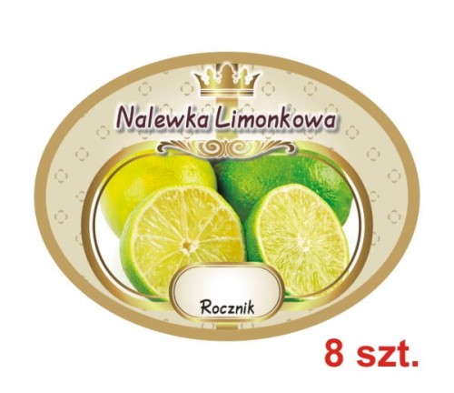 Przejdź do produktu Etykiety na Nalewki nr 657 Limonkowa 8 szt.