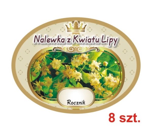 Przejdź do produktu Etykiety na Nalewki nr 658 z Kwiatu Lipy 8 szt.