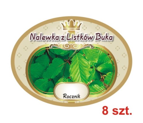 Przejdź do produktu Etykiety na Nalewki nr 659 z Listków Buka 8 szt.