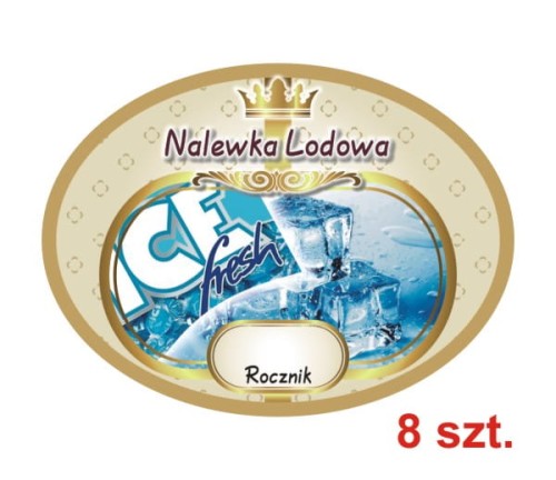 Przejdź do produktu Etykiety na Nalewki nr 660 Lodowa 8 szt.
