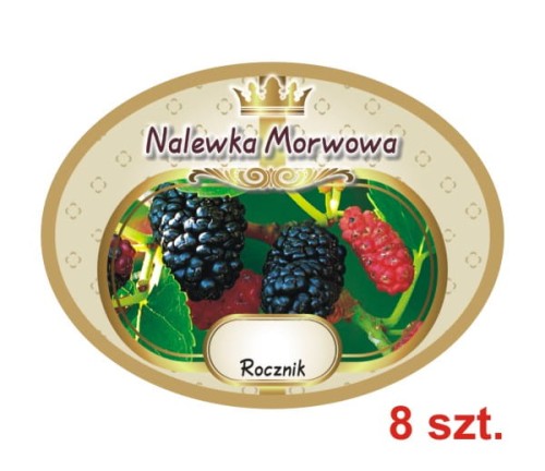 Przejdź do produktu Etykiety na Nalewki nr 669 Morwowa 8 szt.