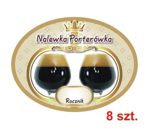 Przejdź do produktu Etykiety na Nalewki nr 681 Porterówka 8 szt.