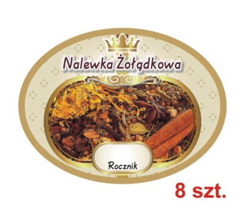 Przejdź do produktu Etykiety na Nalewki nr 697 Żołądkowa 8 szt.