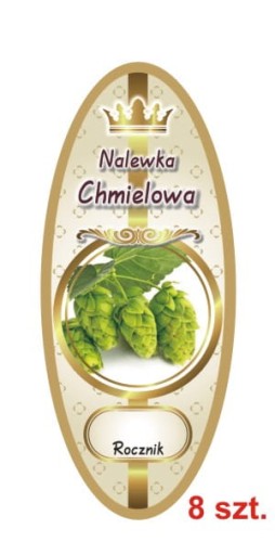 Przejdź do produktu Etykiety na Nalewki nr 815 Chmielowa 8 szt.