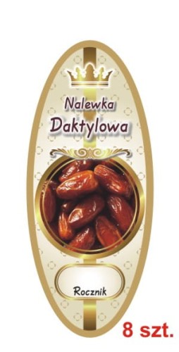 Przejdź do produktu Etykiety na Nalewki nr 823 Daktylowa 8 szt.