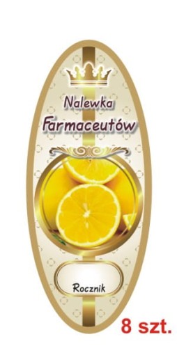 Przejdź do produktu Etykiety na Nalewki nr 829 Farmaceutów 8 szt.