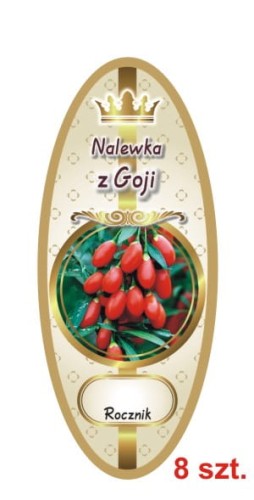 Przejdź do produktu Etykiety na Nalewki nr 833 z Goji 8 szt.