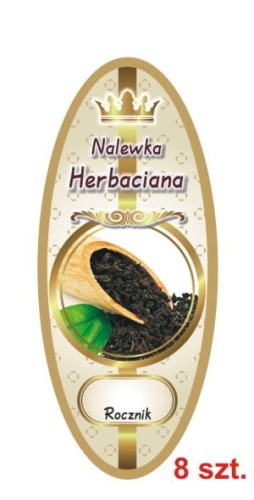 Przejdź do produktu Etykiety na Nalewki nr 837 Herbaciana 8 szt.