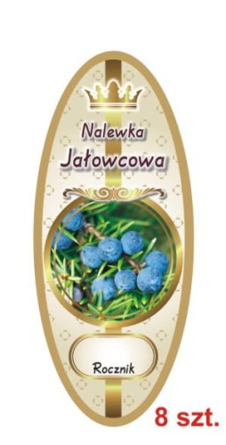 Przejdź do produktu Etykiety na Nalewki nr 842 Jałowcowa 8 szt.