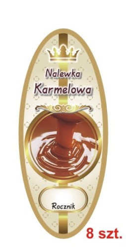 Przejdź do produktu Etykiety na Nalewki nr 847 Karmelowa 8 szt.