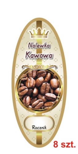 Przejdź do produktu Etykiety na Nalewki nr 849 Kawowa 8 szt.