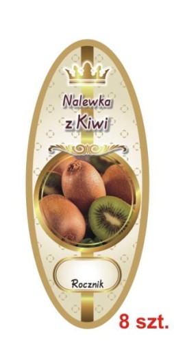 Przejdź do produktu Etykiety na Nalewki nr 850 z Kiwi 8 szt.