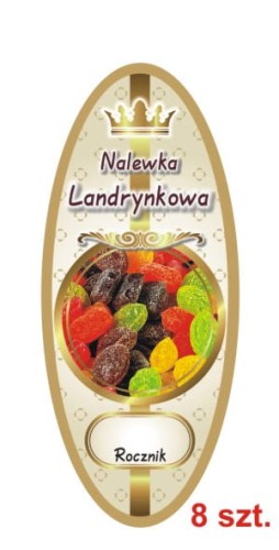 Przejdź do produktu Etykiety na Nalewki nr 856 Landrynkowa 8 szt.