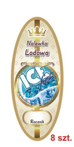 Przejdź do produktu Etykiety na Nalewki nr 860 Lodowa 8 szt.