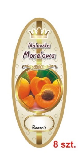 Przejdź do produktu Etykiety na Nalewki nr 868 Morelowa 8 szt.