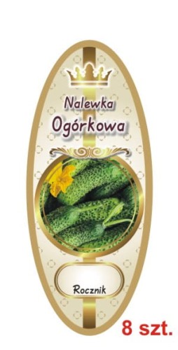 Przejdź do produktu Etykiety na Nalewki nr 870 Ogórkowa 8 szt.
