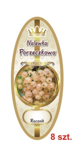 Przejdź do produktu Etykiety na Nalewki nr 884 Porzeczkowa biała 8 szt.