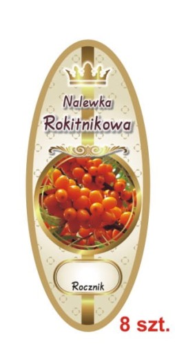 Przejdź do produktu Etykiety na Nalewki nr 889 Rokitnikowa 8 szt.