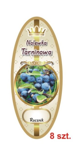 Przejdź do produktu Etykiety na Nalewki nr 892 Tarninowa 8 szt.