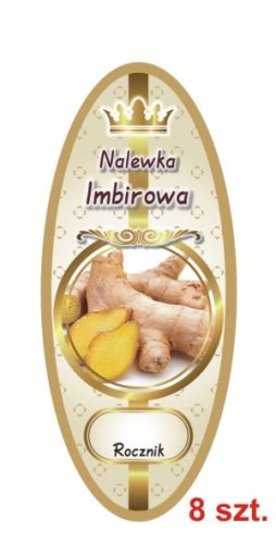 Przejdź do produktu Etykiety na Nalewki nr 839 Imbirowa 8 szt.