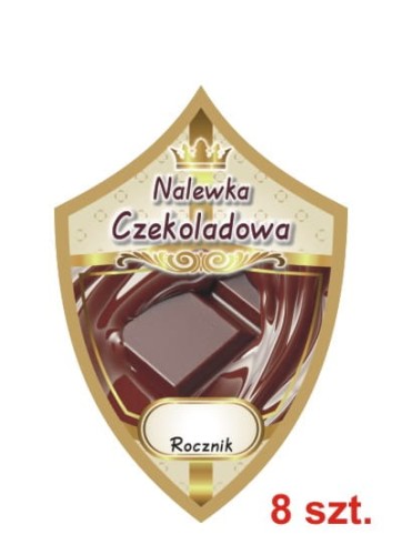 Przejdź do produktu Etykiety na nalewki nr 219 czekoladowa 8 szt.