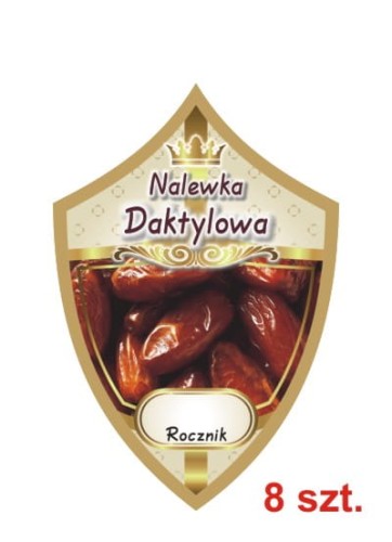 Przejdź do produktu Etykiety na nalewki nr 223 daktylowa 8 szt.