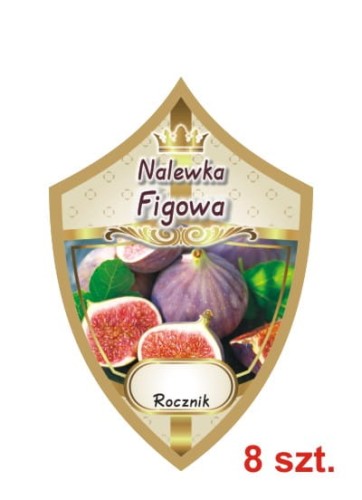 Przejdź do produktu Etykiety na nalewki nr 230 figowa 8 szt.