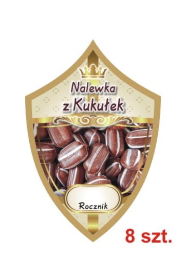 Przejdź do produktu Etykiety na nalewki nr 254 z kukułek 8 szt.