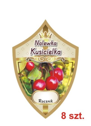 Przejdź do produktu Etykiety na nalewki nr 255 kusicielka 8 szt.