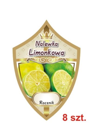 Przejdź do produktu Etykiety na nalewki nr 257 limonkowa 8 szt.