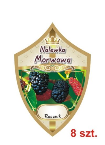Przejdź do produktu Etykiety na nalewki nr 269 morwowa 8 szt.