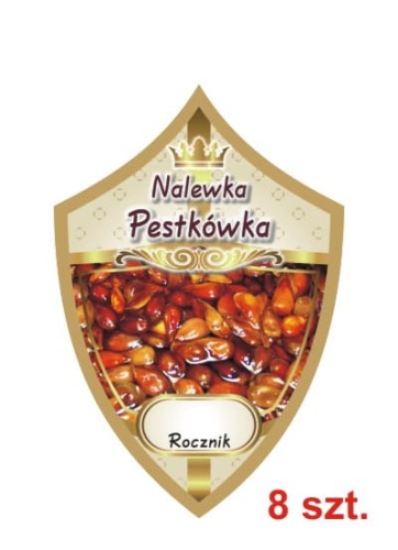 Przejdź do produktu Etykiety na nalewki nr 275 pestkówka 8 szt.