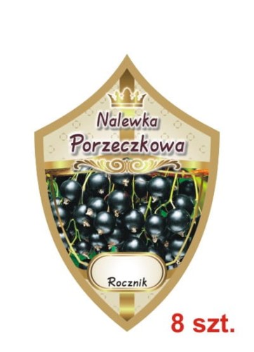 Przejdź do produktu Etykiety na nalewki nr 282 porzeczkowa czarna 8 szt.