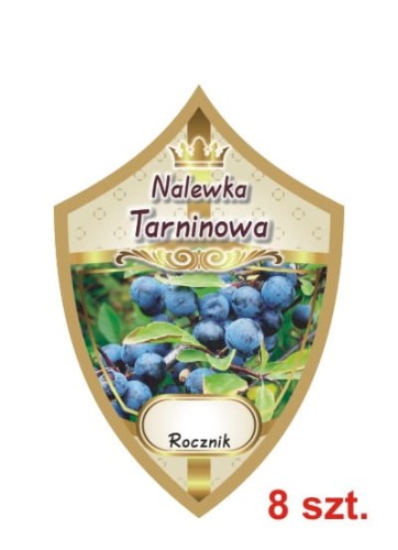 Przejdź do produktu Etykiety na nalewki nr 292 tarninowa 8 szt.