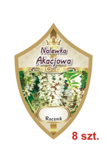 Przejdź do produktu Etykiety na nalewki nr 299 akacjowa 8 szt.
