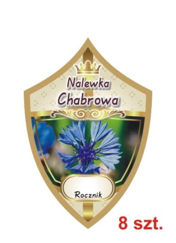 Przejdź do produktu Etykiety na nalewki nr 305 chabrowa 8 szt.