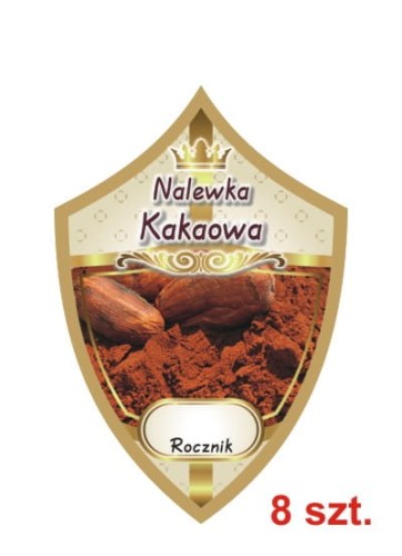 Przejdź do produktu Etykiety na nalewki nr 310 kakaowa 8 szt.