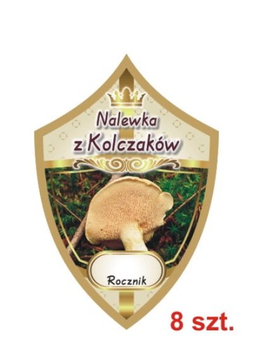 Przejdź do produktu Etykiety na nalewki nr 311 z kolczaków 8 szt.