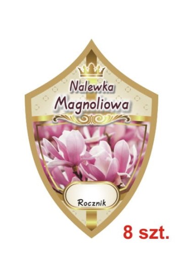 Przejdź do produktu Etykiety na nalewki nr 315 magnoliowa 8 szt.