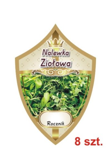 Przejdź do produktu Etykiety na nalewki nr 325 ziołowa 8 szt.