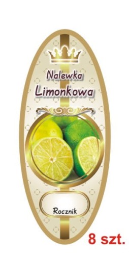Przejdź do produktu Etykiety na Nalewki nr 857 Limonkowa 8 szt.