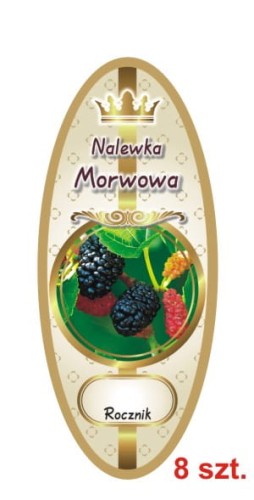 Przejdź do produktu Etykiety na Nalewki nr 869 Morwowa 8 szt.