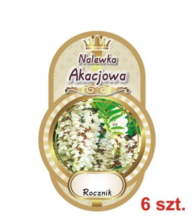 Przejdź do produktu Etykiety na Nalewki nr 499 akacjowa 6 szt.
